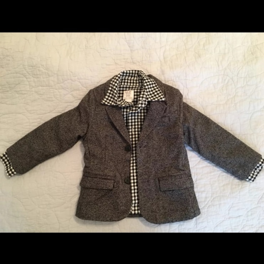 Toddler Dress Shirt & Jacket + 2 Peacoats